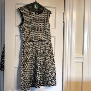 Jcrew black white summer dress